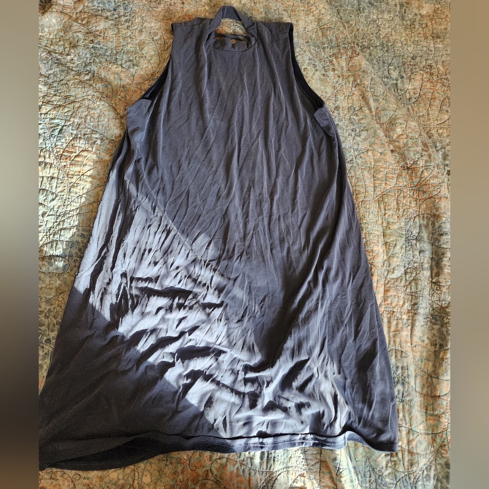 Sleeveless Navy Blue Women's Dress
